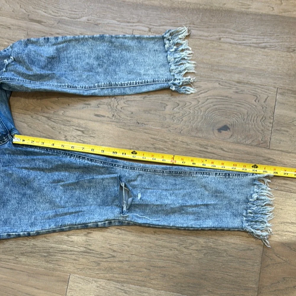 Free People Great Heights Distressed Jeans Size 29 - Picture 6 of 8